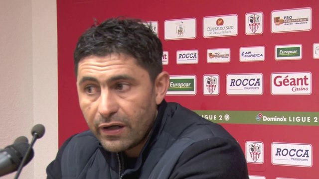 Après AC Ajaccio - HAC (0-0), réaction d'Oswald Tanchot