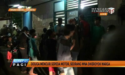 Diduga Curi Motor, Seorang WNA Dikeroyok Warga