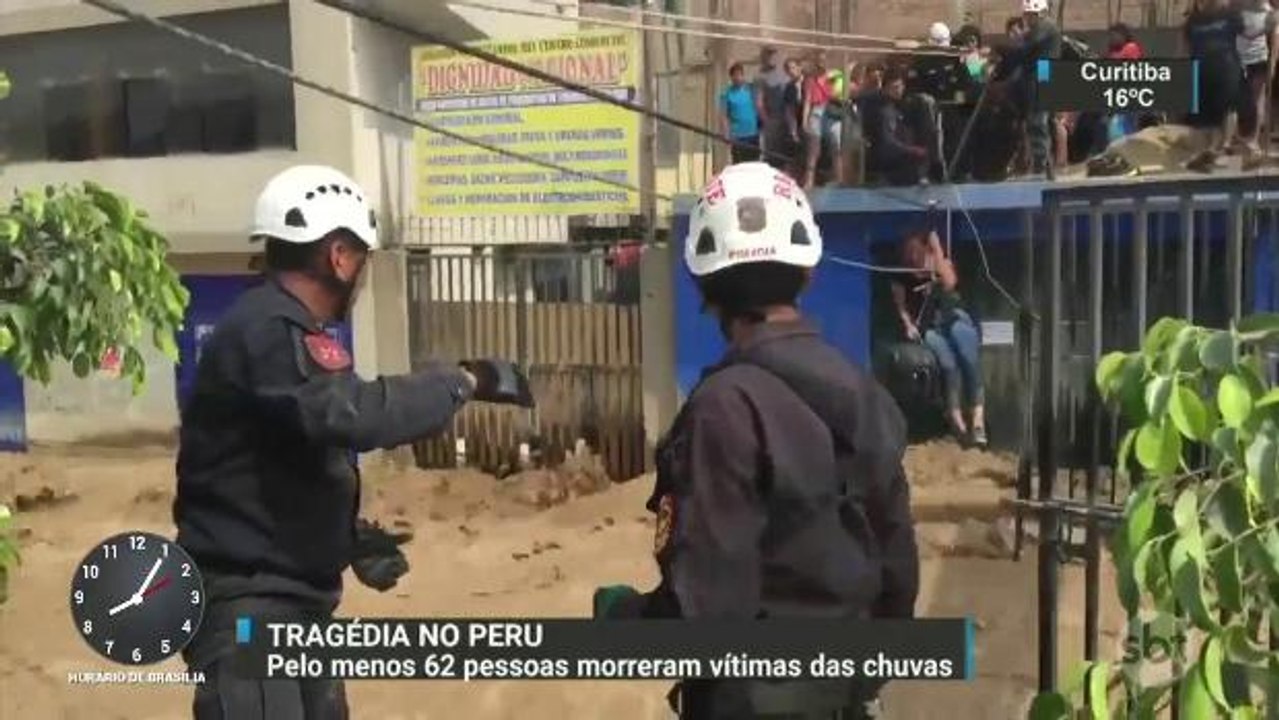 Inundações matam mais de 62 pessoas no Peru