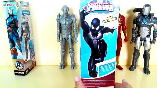 Titan hero series, Superhero marvel toys, Ultimate Spider man vs Ultron vs War machine,hot kids toys-YglZN4tD9uM