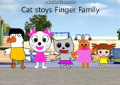 Finger Family Cat - Nursery rhymes for children - Finger family song - Family Finger Cat