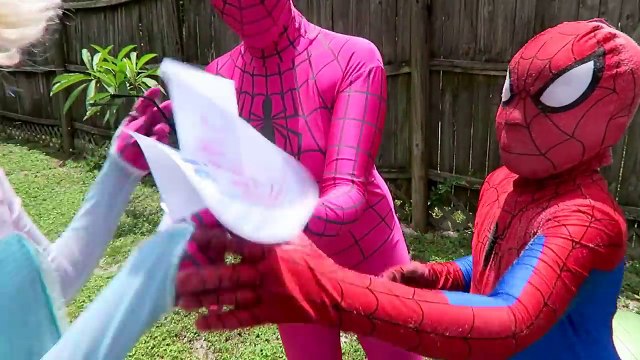 Superhero Superstars PART 3! - Spiderman vs Joker - Frozen Elsa, Pink Spidergirl, Venom, B