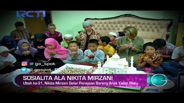 Rayakan Ultah, Nikita Syukuran Bareng Anak Yatim Piatu dan Ingin Bangun Masjid