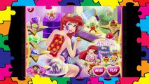 Ariel Baby Feeding Disney Princess The Little Mermaid Cartoon Games For Kids