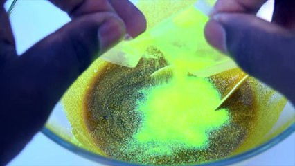 DIY How To Make Super Sparkle Glitter Golden Slime-0NB0ANEu5TA