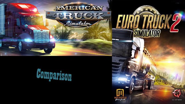 American Truck Simulato Vs Euro Truck SImulator Comparação Veja