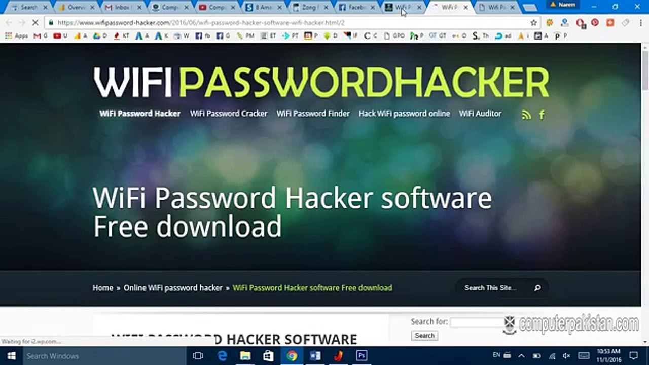 Free Wifi Password Hack Trick 100% Working