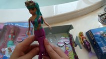 Nixies Mermaids Bella, Narissa, Amelia Swimming in a Pool of Orbeez | Evies Toy House