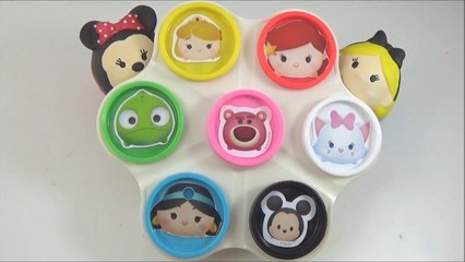 Descargar video: LEARN COLORS with Disney Tsum Tsums! Play doh Toy Surprise Cans, Disney ツムツム Toys-b4IAERtg