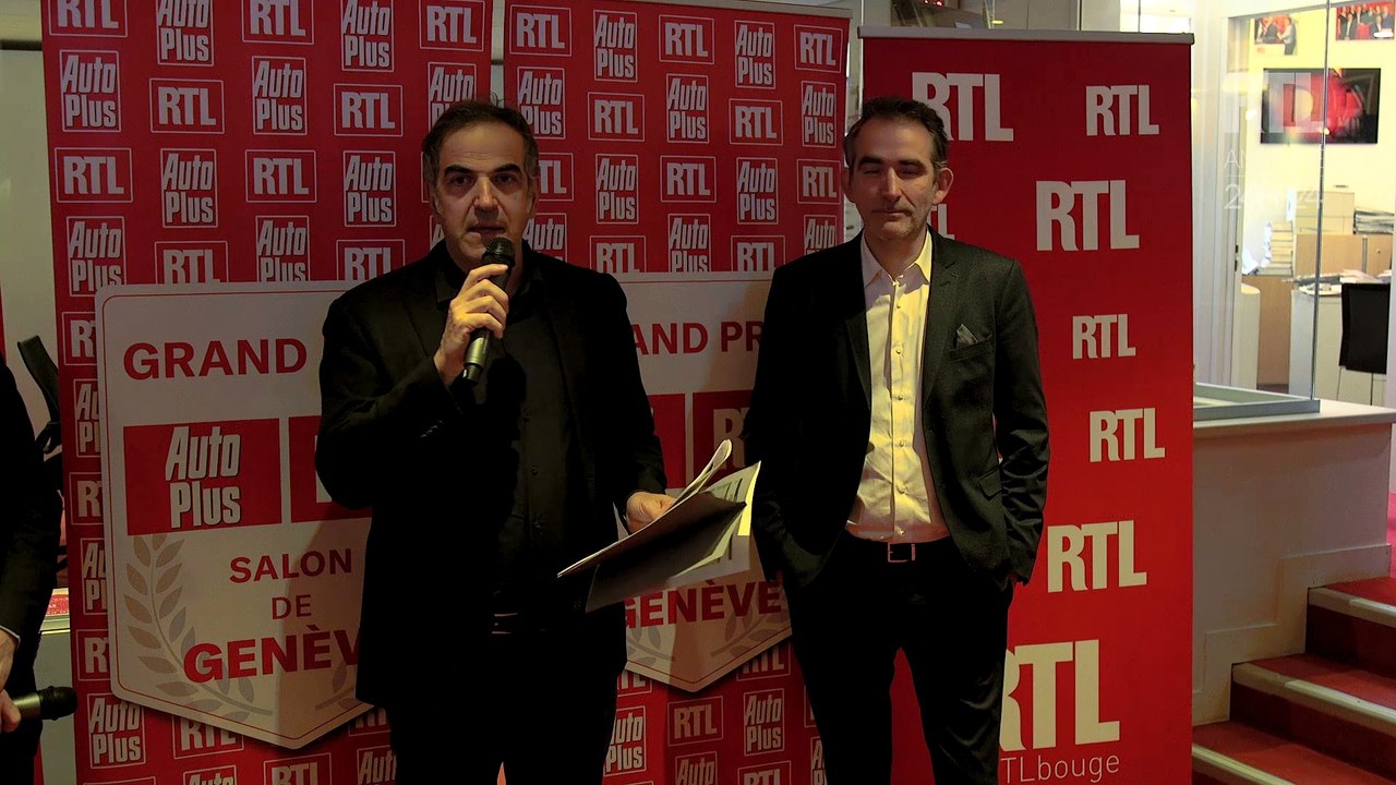 Salon de Genève 2017 : remise du "Prix RTL-Auto Plus"