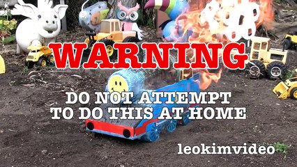 Thomas Tank Dark Side Knock Off Toys Ep15 Thomas Train Battle Coal Fire Piñata-ujrr