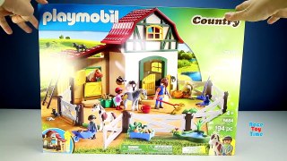 Playmobil Country Pony Farm Animals Building Set Toy Build