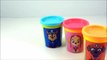LEARN COLORS with Paw Patrol! NEW Paw Patrol Toy Surprise Eggs! Nick Jr Play doh Surprise Cans-v1ltg
