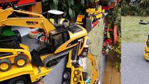 BRUDER RC toys excavator crash! Bruder video for kids!-UCByCh0r