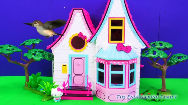 HELLO KITTY Dollhouse Decorated by Minnie Mouse Shimmer and Shine PJ Masks New Toys Video-CfF-zdAhF