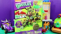 TMNT Play Doh and Ninja Turtles Softee Dough with Leonardo Toy DIY Review Clones of Mikey