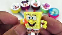 Play Doh Lollipop Smiley Face Learn Colours Surprise Toys Collection SpongeBob SquarePants