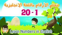 Learn Arabic Numbers for kids 10 -20 / تعلم الأرقام للأطفال باللغة العربية ١٠ - ٢٠