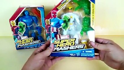 Marvel super heroes mashers - Marvel Iron Fist, A Bomb, Ant Man, Hasbro Toys #SurpriseEggs4k-kmKB