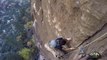 Free-Climber Overtakes Climbers At 300ft