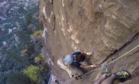 Free-Climber Overtakes Climbers At 300ft