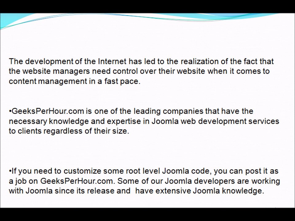 Hire Joomla Developer