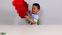 The Biggest Gummy Lego Candy Ever DIY Making A Giant Gummy Jelly Sweets Funtime With Ckn Toys-Of