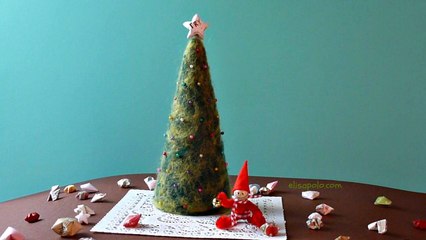 DIY Cómo hacer un  Árbol de Navidad, Christmas Tree