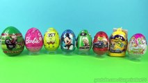 8 Surprise Eggs, SpongeBob Cars Star Wars Kinder Surprise Barbie Little Mole Pet Surprise-9