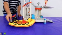 Fireman Sam Ocean Rescue Playset Toys Unboxing Kids Playing  Rescue Helicopter Ckn Toys-IMMOgFuum