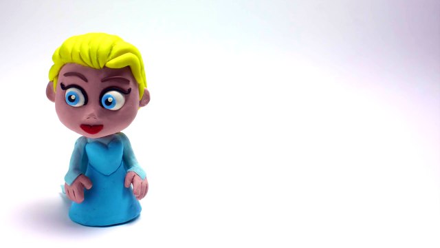 Elsa & Olaf Stop motion playdoh animation Frozen disney claymation video-j