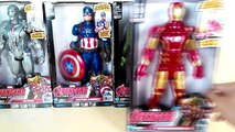 Superhero Marvel - Titan hero Tech -  Hulk vs Iron Man, Ultron, Captain America #SurpriseEggs4k-Ltcpl