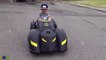 New Batman Batmobile Battery-Powered Ride-On Car Power Wheels Unboxing Test Drive With Ckn Toys-bi_f4