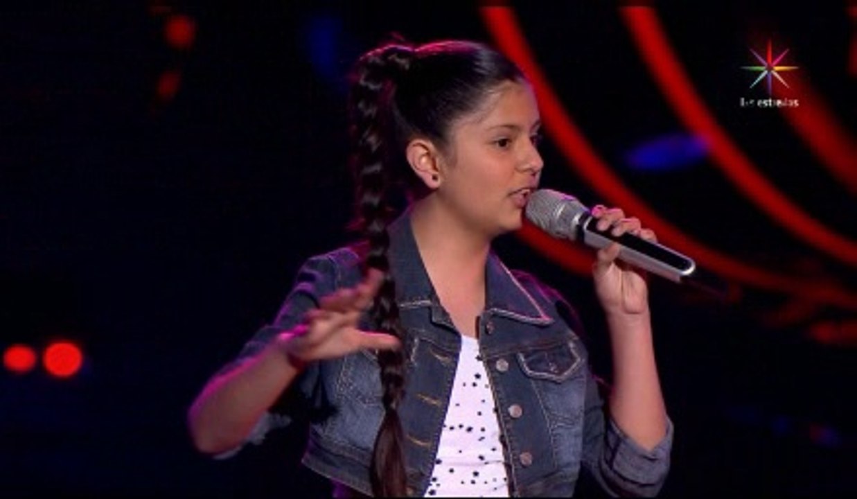 La Voz kids México -Mariana Najera - "Mirame" Audiciones