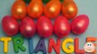 Learn Shapes and Counting with Surprise Eggs! Opening Eggs filled with Toys Candy and Fun!