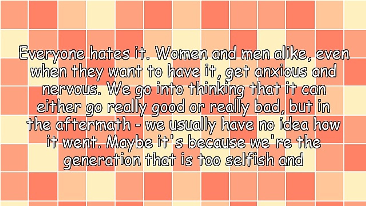 So Seriously, What Are We?