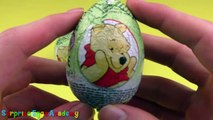 Winnie the Pooh Super Giant Egg Surprise Play Doh Opening Tigger Piglet Rabbit Eeyore Kang