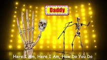 Это на  Дети Папа танцы Семья палец для Дети жизнь питомник реальная рифма скелеты ★