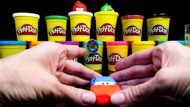 Играть-DOH легковые автомобили Санта молния Маккуин Г-жа Клаус Салли Каррера дисней пиксель пл