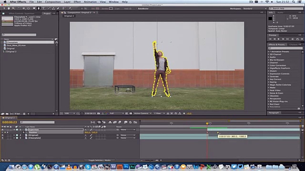 After Effects Tutorial - Superman Takeoff