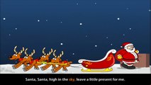Kids Songs: ♫ Santa, Santa, high in the sky ♫ | kids songs english with lyrics █▬█ █ ▀█▀
