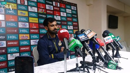 PSL 2017 Play-off 1- Mohammad Hafeez Press Conference