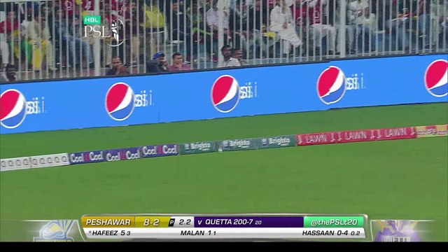 PSL 2017 Play-off 1- Peshawar Zalmi vs. Quetta Gladiators - Mohammad Hafeez Batting