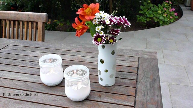 Cómo Decorar Vidrio, Florero y Lámparas de Vidrio Pintado