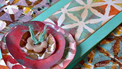 TUTORIAL (Parte 2) Álbum Scrapbook con Papel Personalizado "25 besos"