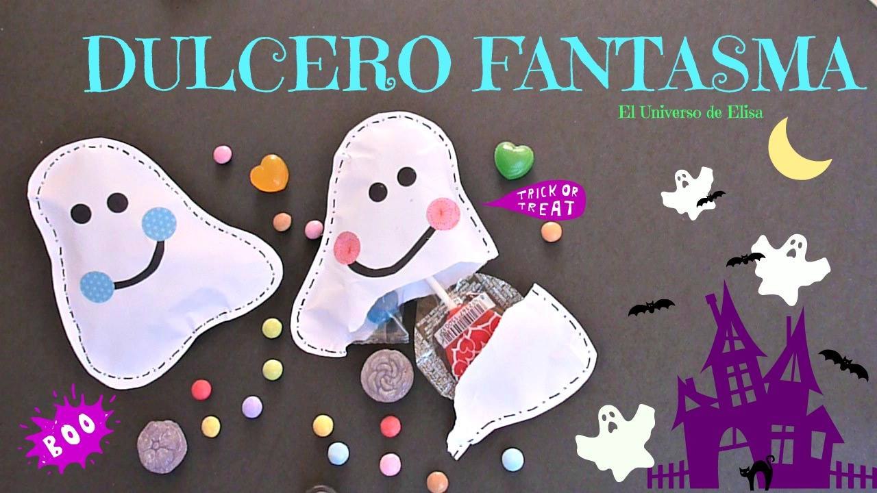 Cómo hacer Dulceros para Halloween, Dulcero Fantasma, Manualidades para Halloween