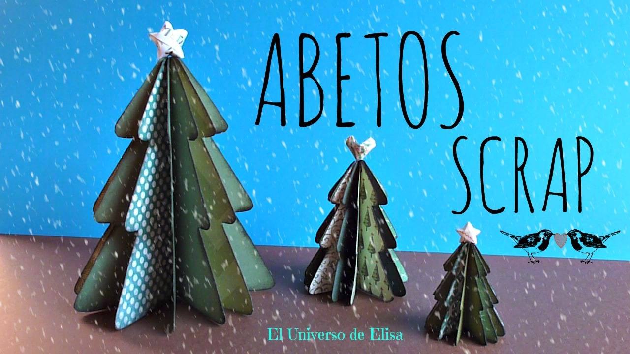 Cómo hacer un Abeto Scrap, Manualidades para Navidad, Abeto Scrap, Scrap Christmas Tree