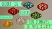 Manualidades, Cómo hacer Diamantes de Papel, Decoración Kirigami Fácil