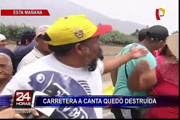 Скачать видео: Comas: decenas de viviendas afectadas tras desborde del río Chillón