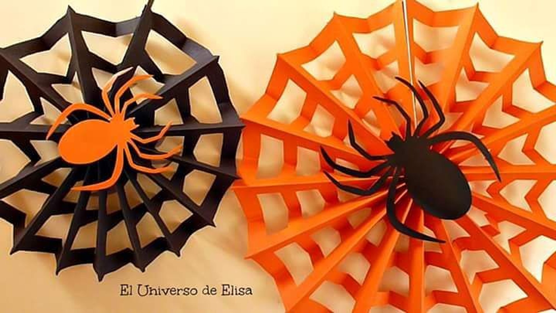 Decoración para Halloween/Día de los Muertos, Tela de Araña, Paper  spiderweb, Halloween Decoration - Vídeo Dailymotion
